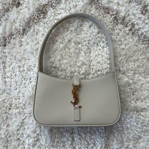 Like New YSL LE 5 À 7 Mini Hobo Bag in Smooth Leather